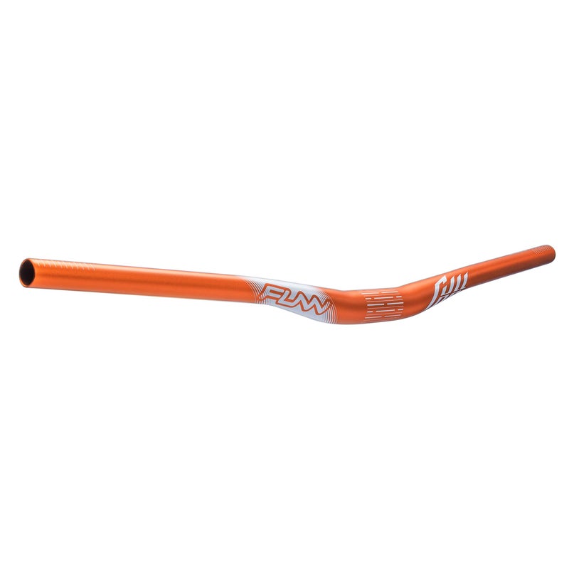 Funn Full On Mountain Bike Handlebar with Bar Clamp 31.8mm and Width 785mm, Tough and Lightweight Alloy Riser Handlebar for MTB, BMX and Road Bike, Rise 15mm MTB Handlebar (Orange) - Image 1